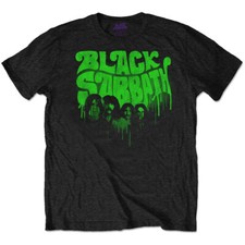 Image of Black Sabbath Graffiti Black T-Shirt OFFICIAL