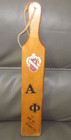 Vintage 1960's Purdue University Fraternity Delta Mu Chapter 1968 Wooden Paddle — photo 7