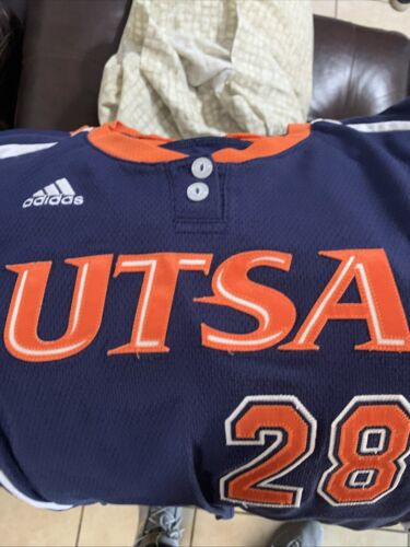 UTSA ROADRUNNERS Game Used Softball Jersey #28 CUSA Lg UTSA - Picture 2 of 6