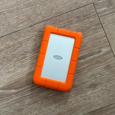 LaCie Rugged USB-C 2TB Portable External Hard Drive - Orange