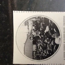 M1e ephemera ww1 1916 picture viscountess falmouth flower seller red cross jumbl