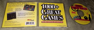 1000+ Great Games PC/Computer Software WIN Casino/Arcade/Classic/Solitaire 1997