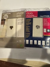 Lutron  CA-CJ-H-LA Cable jack & CA-PJH-LA phone jack