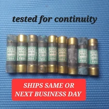 9 Pack Tested For Continuity Buss NON-60 Fuse NON 60 Amp Fuses Bussman 