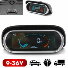 Universal LCD 50-9999RPM Tachometer Digital Engine Tach Gauge Car Boat Truck Van