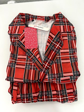 Mens PatPat Holiday Pajamas Set Size 2XL Family Christmas Plaid Red Brand New