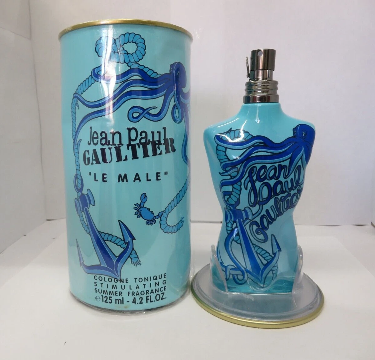 Jean Paul Gaultier Le Male Cologne Tonique Stimulating Summer Fragrance 4.2  OZ.