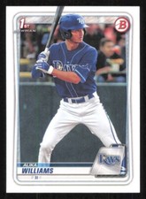 2020 Bowman Draft ALIKA WILLIAMS 1st Year Baseball card TAMPA BAY RAYS #136