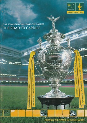  ENGLISH RUGBY LEAGUE OFFICIAL PROGRAMME,ROVERS v LEIGH 9th FEB 2003