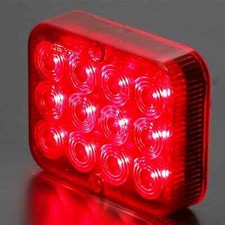 MSA MSUK Competition Approved LED Rain Light - High Intensity Rear Light