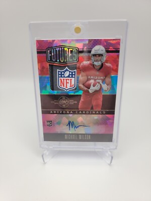 2023 Panini Legacy #FAPS-29 Rookie Michael Wilson RPA RC Shield 4/5 AUTO-491