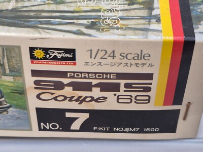 PORSCHE 911S Coupe 1969 1/24 scale Plastic model kit Fujimi