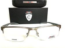 New Charriol Sport Titanium SP 23052 C3 55mm Semi-Rimless Men's Eyeglasses Frame