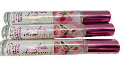 NEW Bath & Body Works Lot of 3 Travel Gingham Gorgeous EDP Perfume Spray 0.23 oz