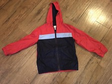 Boys size 5-6 Lightweight Hooded Jacket w/ Pockets Gymboree Brand Polyester EC