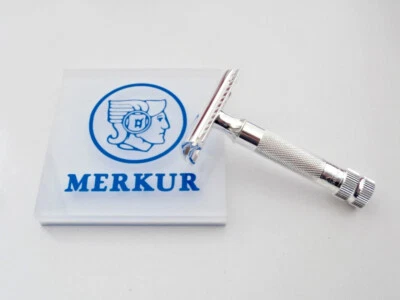 MERKUR 34S PLATA Ag Solingen AFEITADORA Plateada Inspiradora Plata DE ¡Afeitadora!