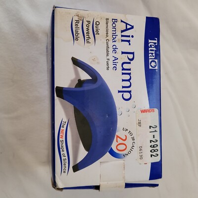 Tetra Whisper Air Pump for Fish Tank Aquarium Filter Non-UL , up to 10-40-60-100
