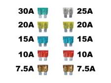 10 x Standard Sicherungen im Set Stecksicherung KFZ Auto 7,5/10/15/20/25/30A 10 x Standard Sicherungen im Set Stecksicherung KFZ Auto 7,5/10/15/20/25/30A