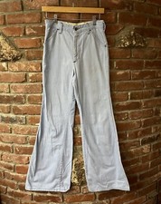 Vintage 70s 80s Wright Bell Bottom Pants Size 28 X 32 Light Distress Flare