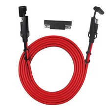  12FT Sae to Sae 2 Pin Extension Cable DC Power 16awg Heavy Duty Battery Quick 