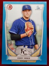 2014 Bowman Prospects Blue #BP38 Cody Reed /500 Royals Rookie Parallel Numbered