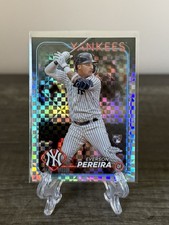 2024 Topps Chrome Everson Pereira #238 X-Fractor New York Yankees 