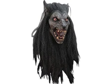 Black Moon Werewolf Mask Rare Ghoulish Productions Halloween Horror Wolf Costume