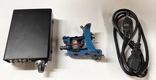 2 Tattoo Machines Rotary And Coil and Power Supply