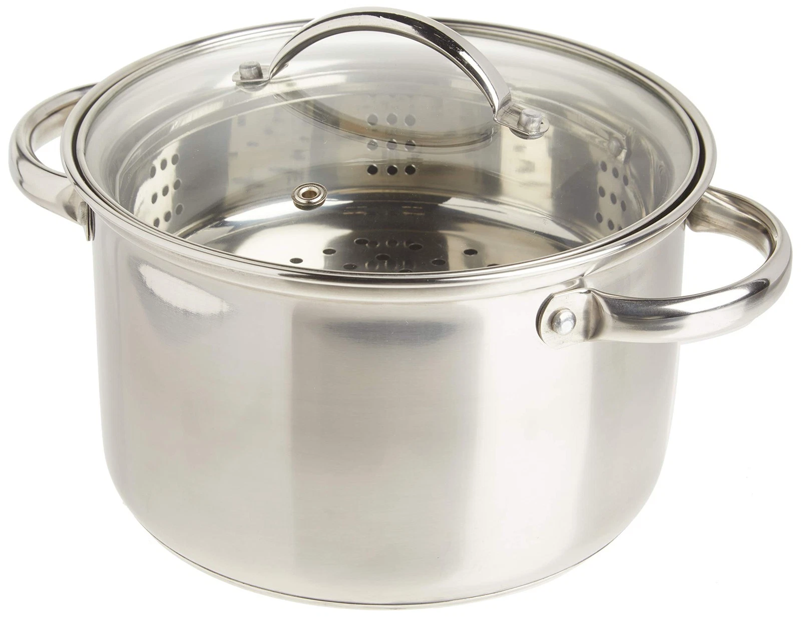 Norpro 4-Quart Steamer Cooker 3 Piece Set Stainless Steel 2022