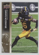 2022 Upper Deck CFL Gold Brandon Banks #63 05ql