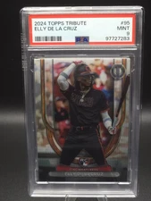 2024 Topps Tribute Elly De La Cruz #95 Rookie RC PSA 9 Mint Cincinnati Reds