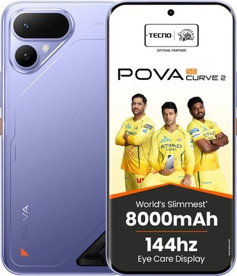 Tecno Pova Curve 2 5G (Lila 8GB RAM, 128GB) Dimensity 7100 Global Version.
