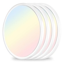 4 Pack 15.8 Inch Dimmable Flush Mount Ceiling Light 4800LM Round Light Fixtur...