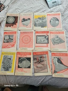 Vintage Entire Year 1961 The Workbasket 12 Issues Needlecraft Crochet Embroidery
