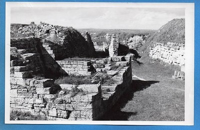 1966 Ruins of Ancient Temple at Troy Turkey Original Press Photo