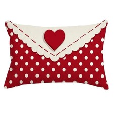 Valentines Pillow Covers 12x20 inch Valentines 20" x 12" Pack of 1 Red