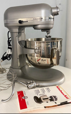 Serviced/Restored KitchenAid Professional HD 5 Qt Stand Mixer Stainless Access .