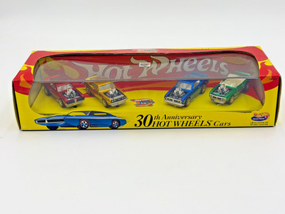NOS HOT WHEELS 30TH ANNIVERSARY SET OF 4 MUSCLE CARS LIMITED