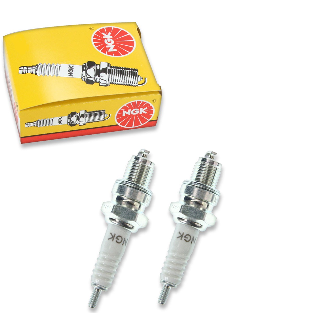 2 pc NGK 7112 D8HA Standard Spark Plugs for X24FS-ZU X24FS-U S122F S121F P76 ub