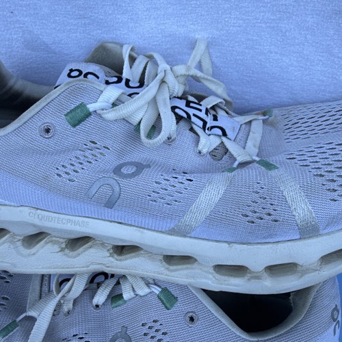 Scarpe da corsa On donna Cloudsurfer blu verde sneakers taglia 10✔️✔️ - Foto 8 di 15