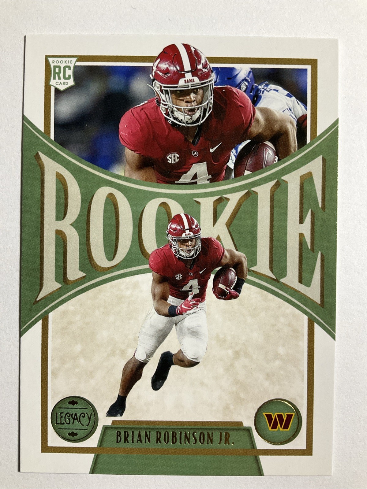 2022 PANINI LEGACY BRIAN ROBINSON JR. RC  #169 Washington (493)🔥🔥🔥