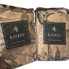 NEW Ralph Lauren Belmont Oaks Palm Set Of 2 Standard Shams