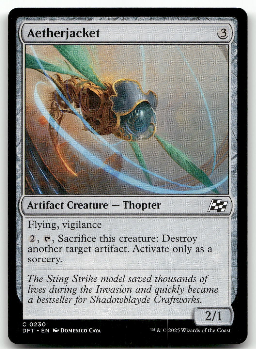 Aetherjacket #230 (NM) Aetherdrift DFT Magic MTG