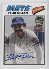 2018 Topps Archives Fan Favorites 1977 Design Felix Millan #FFA-FM Auto 1dm4