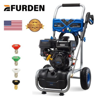 #ad #ad Efurden Gas Pressure Washer 2.3 GPM 3500 PSI Gas Powered Washer 209cc 4 Nozzles $260.99