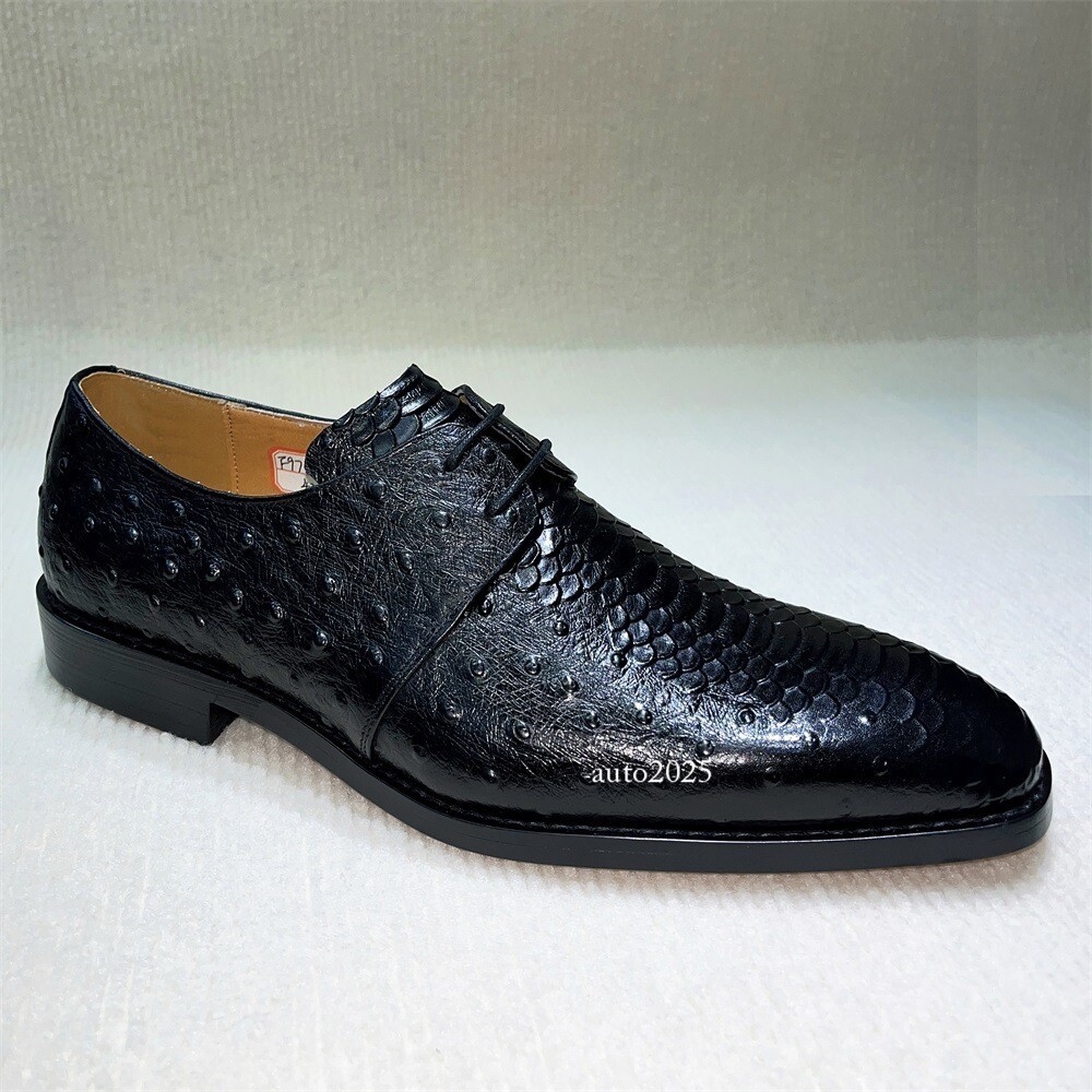 SAOLA Scarpe derby stringate da uomo inglesi in vera pelle eleganti formali festa primaverile business