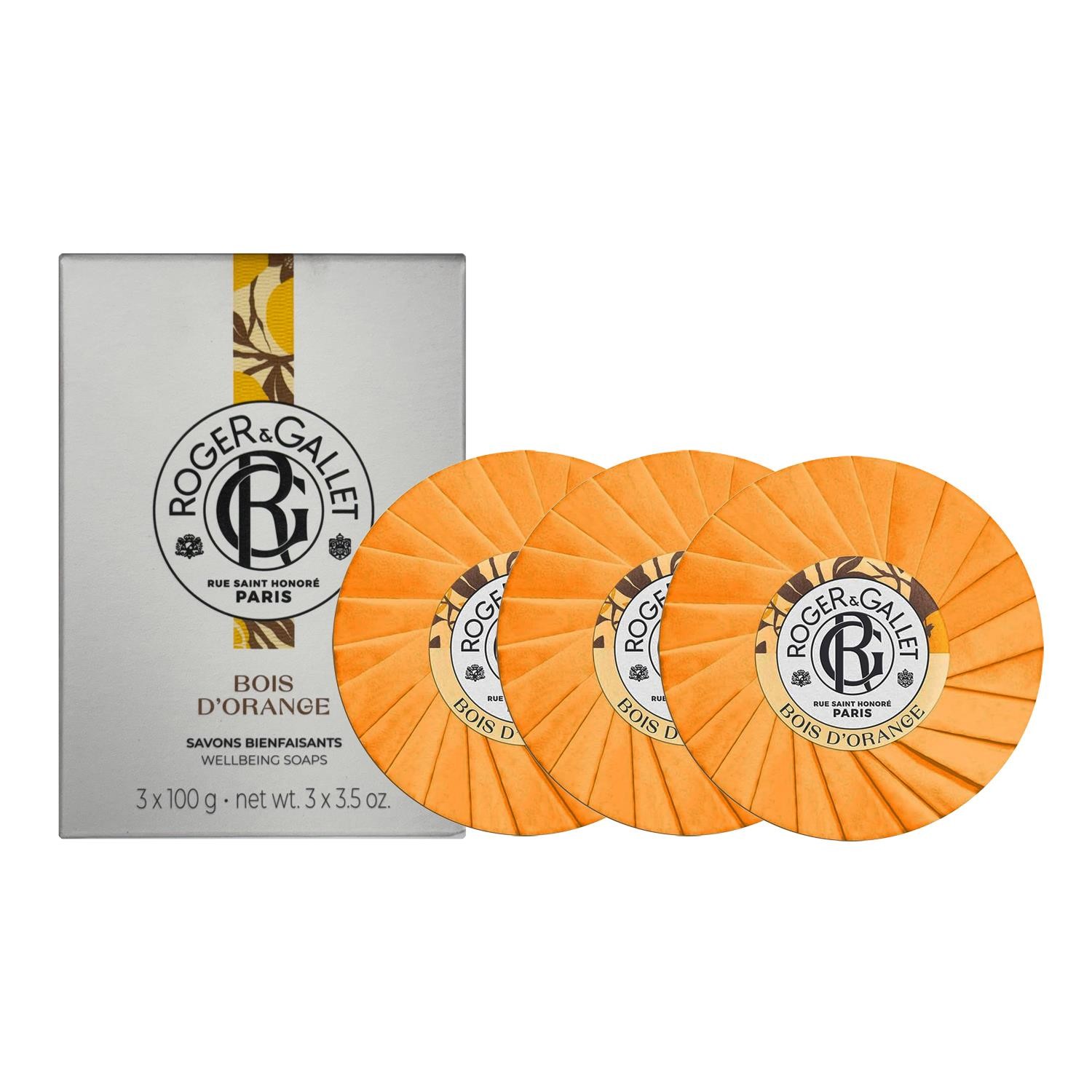 Roger & Gallet Bois D'Orange Perfumed Soap 3 x 100g