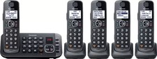Panasonic - KX-TGE645M DECT 6.0 Expandable Cordless Phone System with Digital...