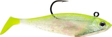 Tsunami 5 Inch Swim Shad Lure 4 Pack Green Mackerel Fishing Bait SS5-4-88
