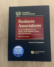 Stephen M. Bainbridge Business Associations 1...